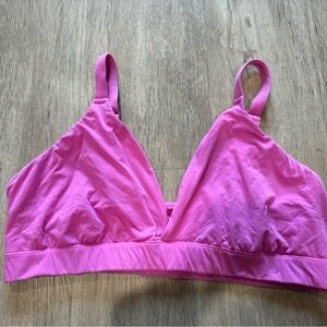 Skims Pink Fits Everybody Triangle Bralette